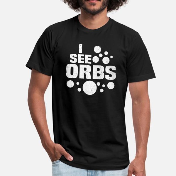 

funny orbs paranormal investigator ghost hunter t shirt men personalized 100% cotton o neck outfit sunlight building summer standard shirt