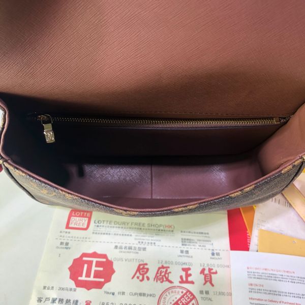 

m51424 кожа классической моды сумки мешок карты ноль бумажник мужские и женские рюкзаки одного плеча мешок m51424