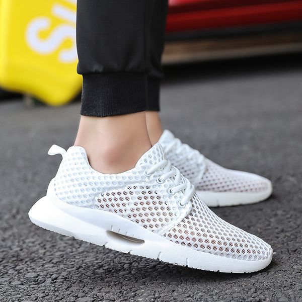 

2020summermeshcasualshoesmenbreathablemensneakerslightweightsportsshoesnon-sliprunningfootwearzapatosdehombre, Black
