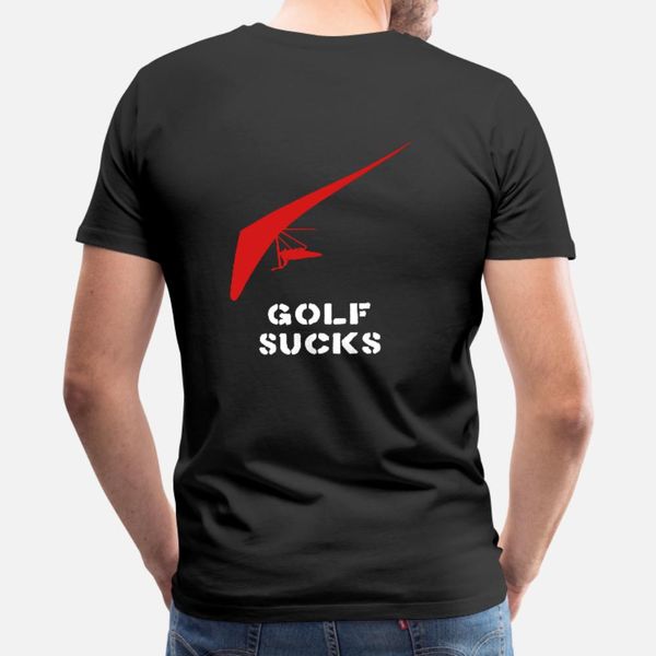 

hanggliding golf sucks t shirt men printing 100% cotton s-3xl male interesting new style summer original shirt