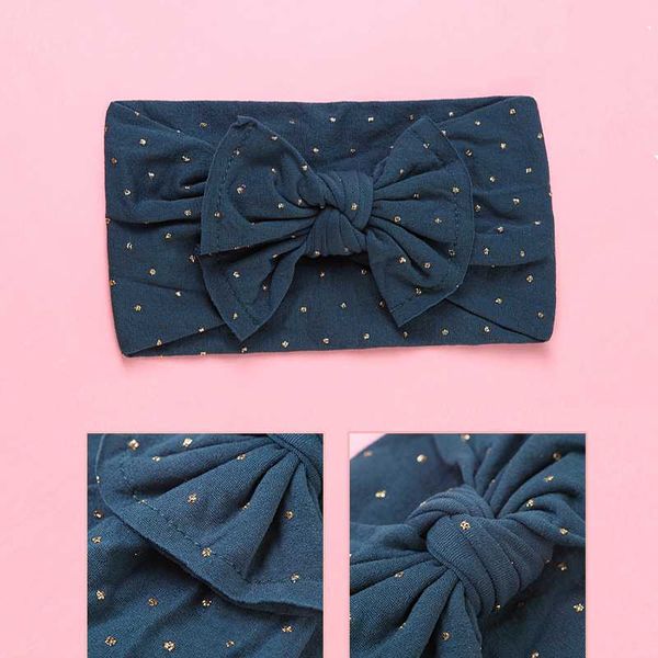 

cute bowknot elastic head bands for baby girls gold star headband for children tuban baby accessories floral hair haarband, Slivery;white