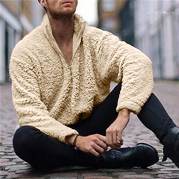 

sweatshirts with zipper solid color male clothing mens designer fleece hoodies long sleeve fashion stand collar, Black