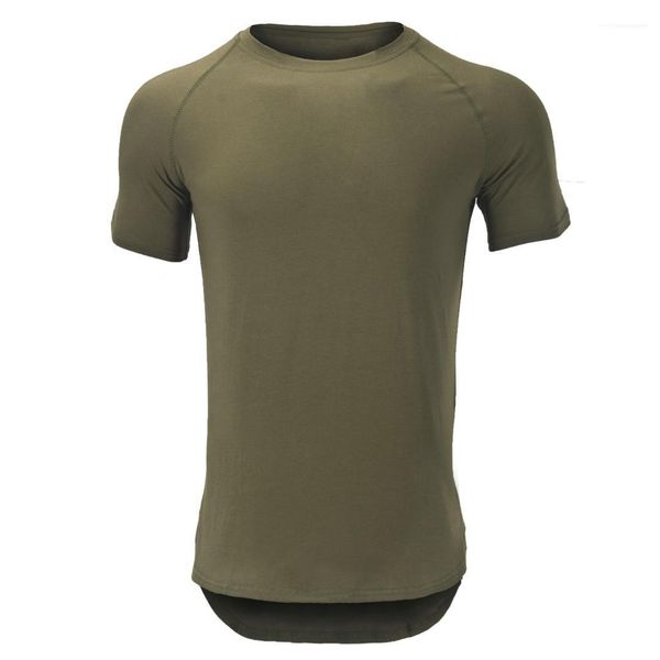 

sleeve sport male clothing mens 2020 luxury designer tshirt summer solid color tees slim breathable short, White;black