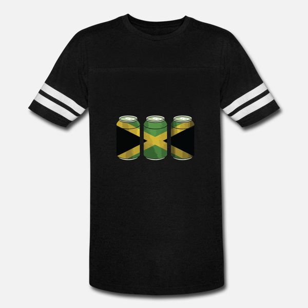 

beer cans w jamaican flag t shirt men character 100% cotton size s-3xl normal famous fashion spring normal shirt