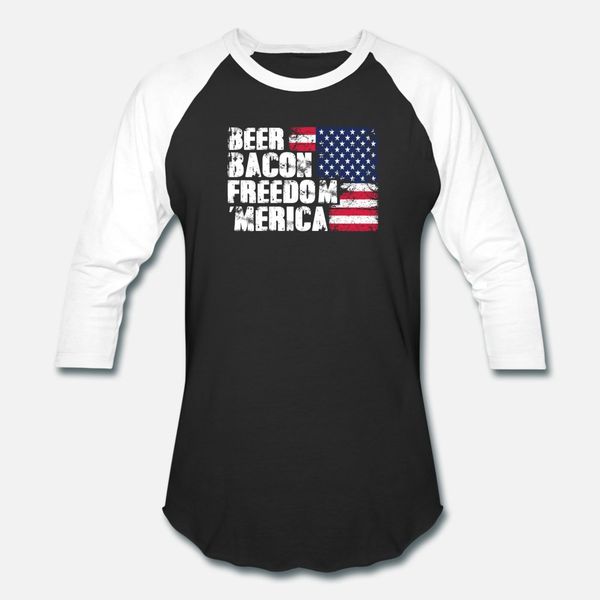 

merica американский флаг пиво бэкон свободы»тенниска мужчины полиграфическая хлопок плюс размер 3xl шаблон известный аутентичные летний шабл
