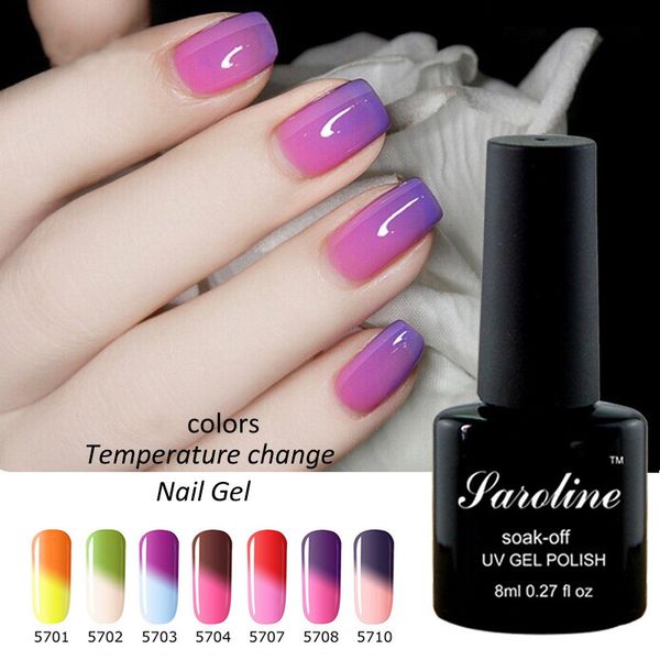 

29 color 8ml nail polish change color with the temperature varnish nail polish glue glue uv gel manicure tslm1
