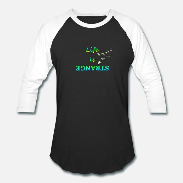 

жизнь странно т рубашки мужчины заказные 100% хлопок s-xxxl фото симпатичные смешные весна trend рубашка