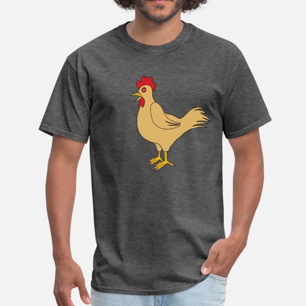 

brown chicken t shirt men customize tee shirt round collar original loose new style spring pictures shirt