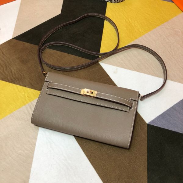 

facotry лучшего качество оптовая etoupe дизайн keiley woc, epsom кожи, ручная работа, воск нити, сивер и золото оборудования, быстрая достав