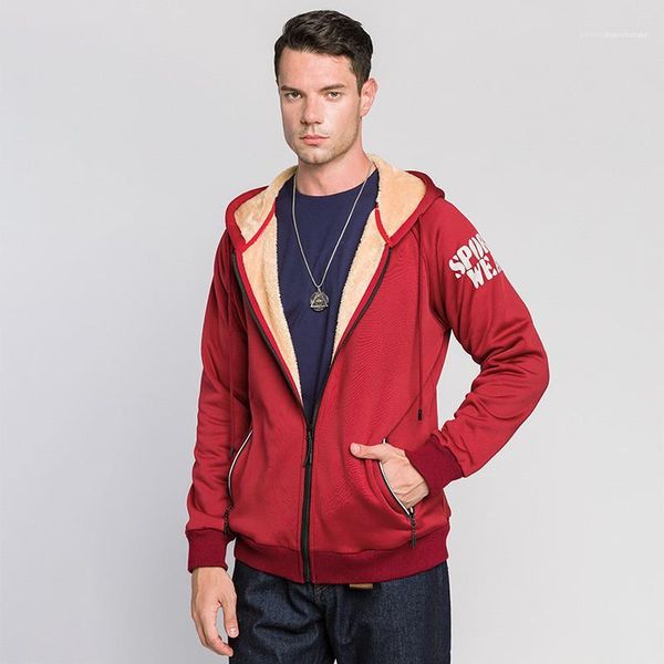 

men sportwear fashion male clothing mens designer hoodies winter long sleeve letter print zipper hooded cardigan coat, Black