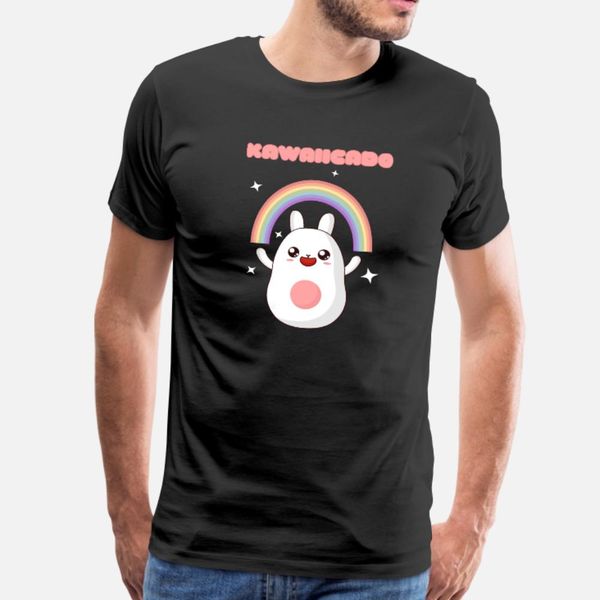 

kawaiicado kawaii avocado design t shirt men personalized tee shirt size s-3xl pictures loose authentic summer letter shirt