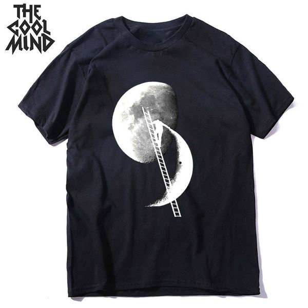 

coolmind pure cotton short sleeve men t shirt casual loose funny men tshirt summer o-neck t-shirt tee shirts mo0137