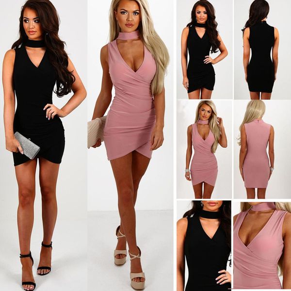 

cross-border womens selling v-neck scarf cross vest dress, White;black