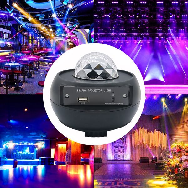 

colorful starry sky projector blueteeth usb voice control music player led night light usb charging projection lamp kids gift