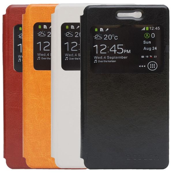 

cgjxspu leather case cover housing magnetic flip black for doogee x5 /x5 pro wholesale