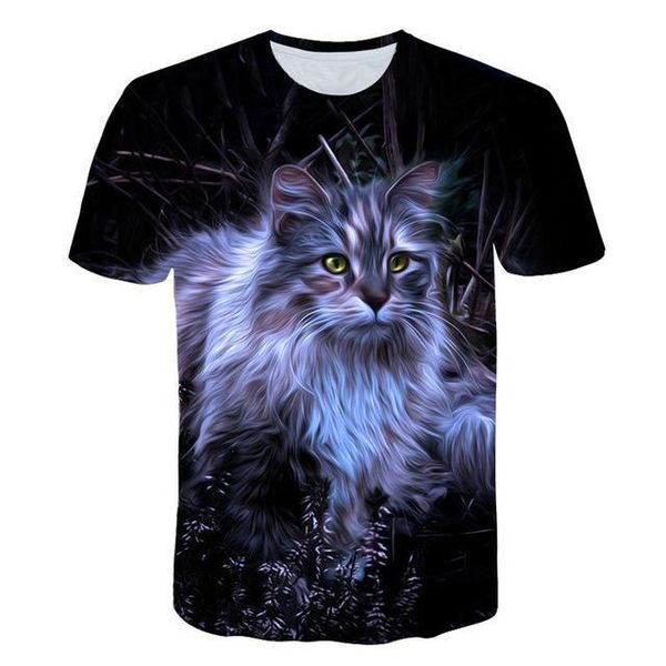 

3d cat printed animal cat 3d print shirts oversized hentai comics men clothing