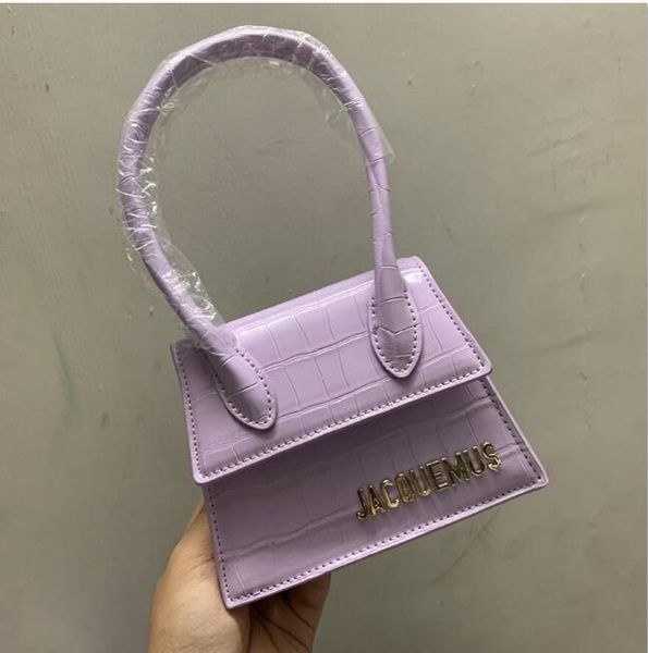 

2020new leather luggage tag red fashion show crocodile pattern small bag wild small bag shoulder slung portable decorative bag purse hook, Blue;gray