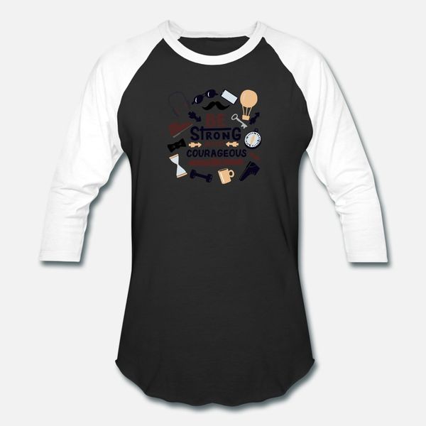 

be strong courageous christian religious jesus t shirt men graphic 100% cotton o-neck pattern graphic fashion spring autumn pictures shirt