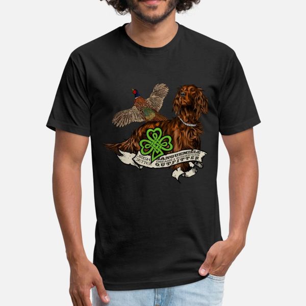 

irish setter t shirt men designs tee shirt round neck trend cute comfortable spring autumn natural shirt