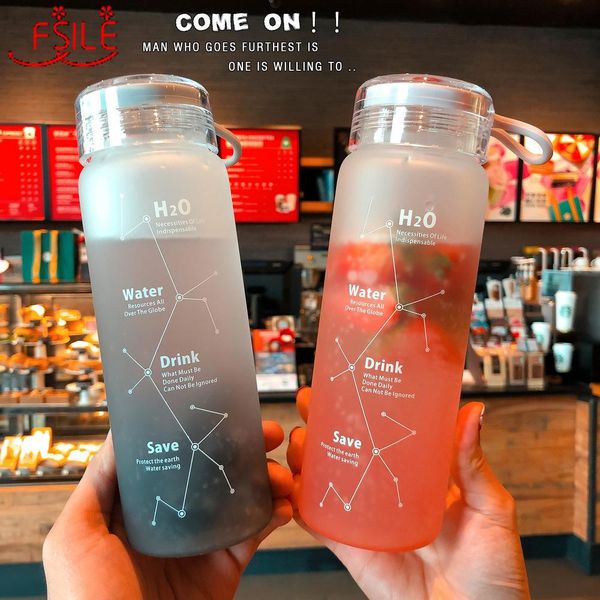 

симпатичные gradient матовый созвездие бизнес свежий 460ml воды кубок малый чай бутылка fsile стекла портативный офис niwfd yh_pack