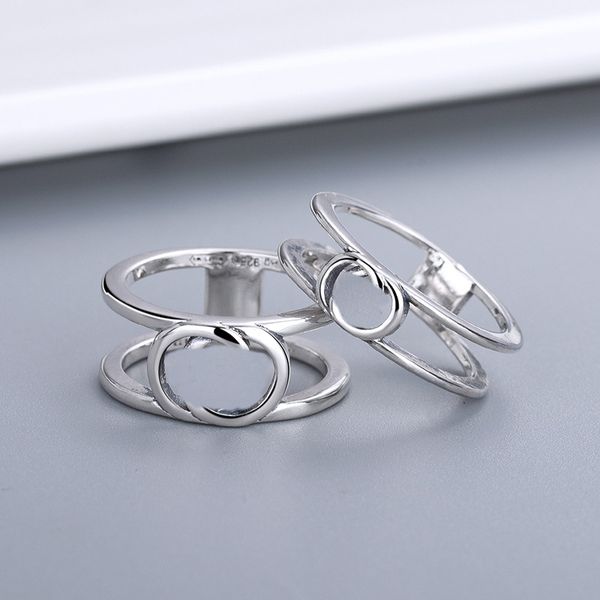 

selling rings silver ring personality trend ring gift ring fashion jewelry supply wholesale, Golden;silver