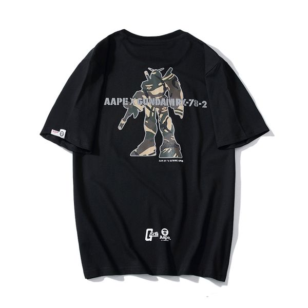 

spring and summer 3m reflective yuanzu up to men's designer t-shirt fashion luxury t-shirt men's women's clothing100, White;black