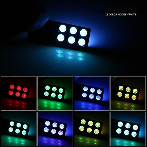 

2pcs car colorful led atmosphere light with remote control car strobe light atmosphere decoration