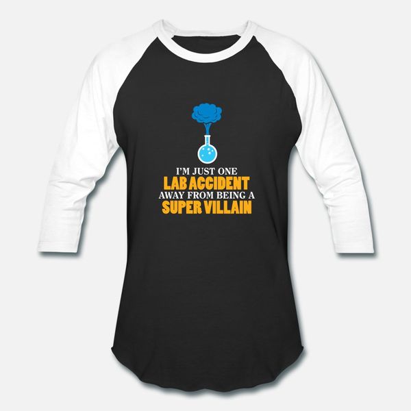 

super villain comic book super hero lab accident t shirt men printing 100% cotton round neck letter graphic breathable summer pictures