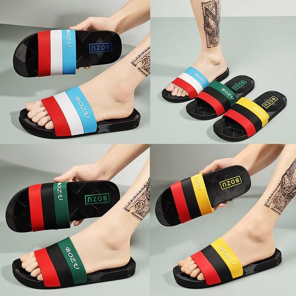 

мужчины цветочные brocade печатание полосатые бич причинная тапочки мужчины тапочки gear днищ вьетнамки женщин слайд сандалии тапочки большо, Black