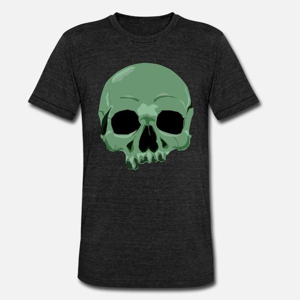 

green skull t shirt men designing cotton plus size 3xl pictures graphic authentic spring autumn pattern shirt