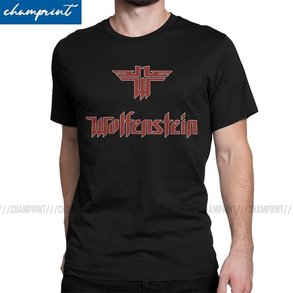 

castle wolfenstein men t shirt vintage tees short sleeve round neck t-shirt pure cotton gift idea