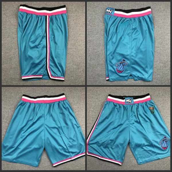 

miami heat men blue 2019 city nba edition basketball shorts, Black