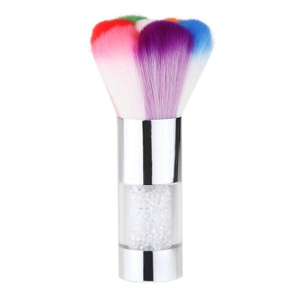 

dhl красочный soft head nail dust brush акриловая чистой щеткой для ногтей кисть для очистки удалить пыли порошок ногтей art красота инструм, Yellow