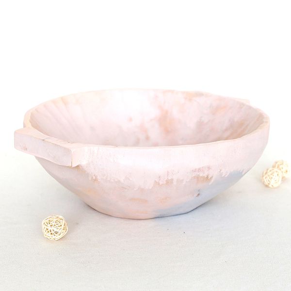 

carved wood shallow posing bowl bark basket newborn vintage bed for pgraphy props, Yellow