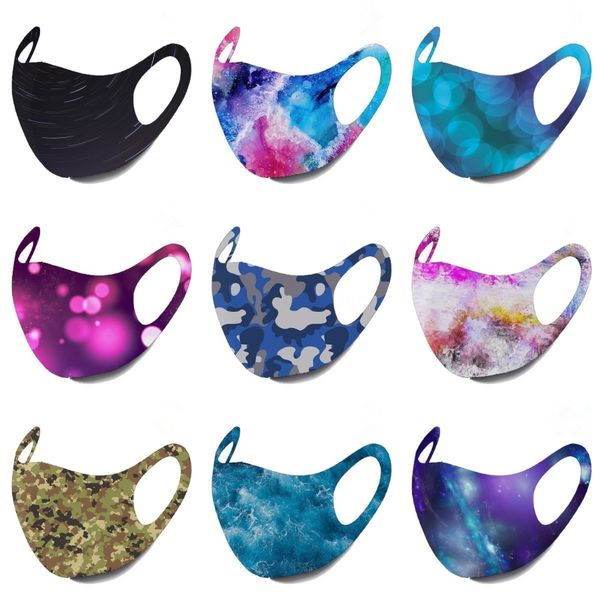 

starry sky mask 3d mask пыл печать sponge ткань washable # 967 # 949