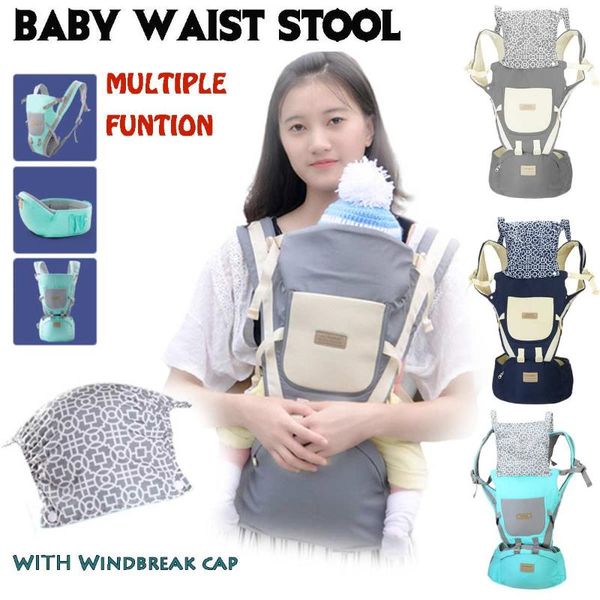

эргономичный несущая младенца младенца слинг младенческой kid hipseat wrap front carrier облицовочная для путешествия 0-36months