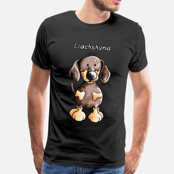 

funny dachshund puppy dog gift dackel t shirt men customize tee shirt s-xxxl vintage famous building spring autumn natural shirt