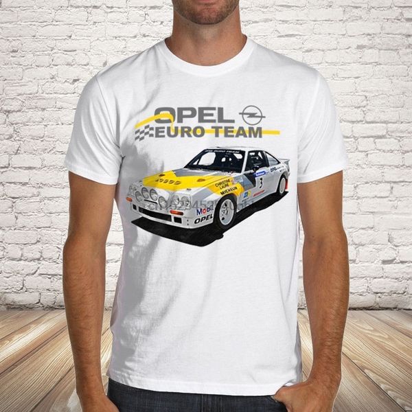

opel manta 400 euro rally team gr.b wrc racing soft mens t shirt vauxhall cavalier