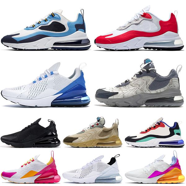 

270 react eng trainers air cushion unc university red p blue travis cactus trails triple white men women off sneakers 36-45