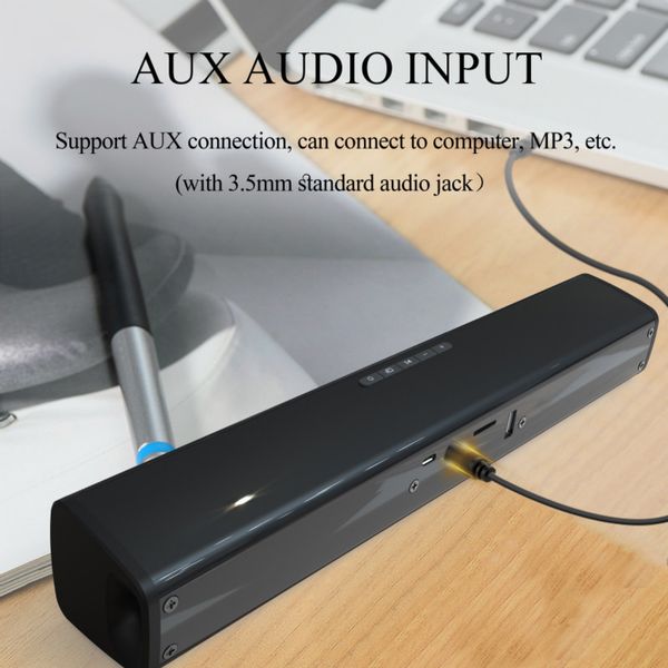 

10w bluetooth speakers hifi home surround system soundbar stereo wired and wireless for pc theater tv speaker subwoofer