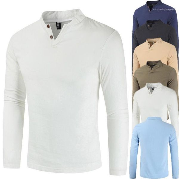 

solid color casual tshirt spring autumn long sleeved round neck slim tees mens, White;black