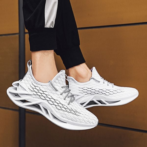 

platform sneakers for men breathable casual walking sports shoes for men ourdoor travel fitness sneakers, Black