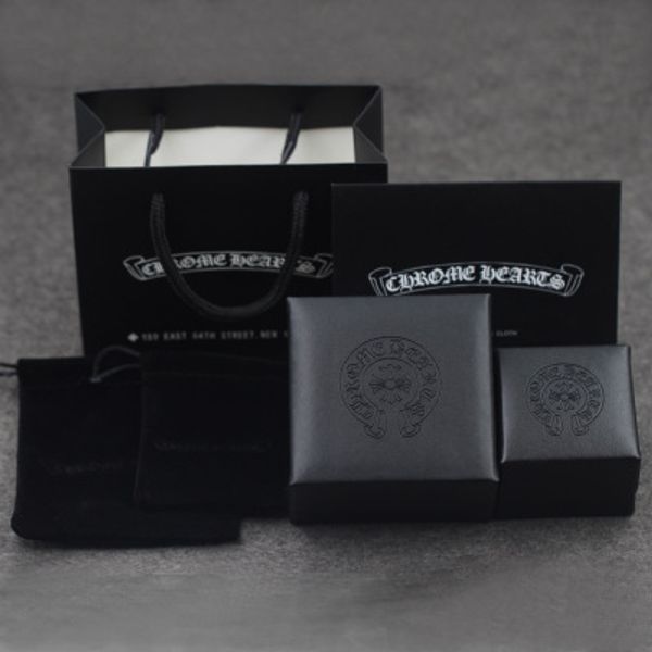 

925 sterling silver leather rope chain personality retro fashion classic hip hop punk style cross-shaped gift to send lover, Black;white