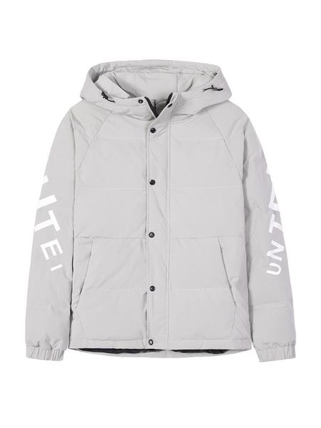 

men's down & parkas pioneer camp 2021 winter jacket hooded windbreaker snow warm zipper casual white men anorak overcoat amf908171, Black