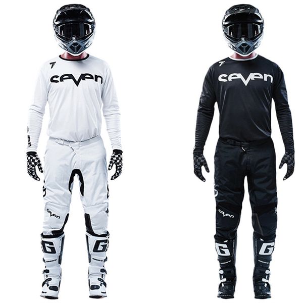 

new black seven mx annex mx gear set motocross kit motorcycle jersey and pant atv jersey set