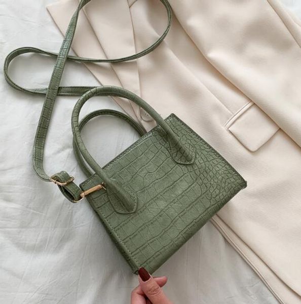 

fashion women small handbags alligator shoulder bags plain plain crossbody totes flap