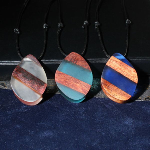 

pendant necklaces wood personality necklace latest magic item chic simple creative pretty vintage unique resin cute, Silver