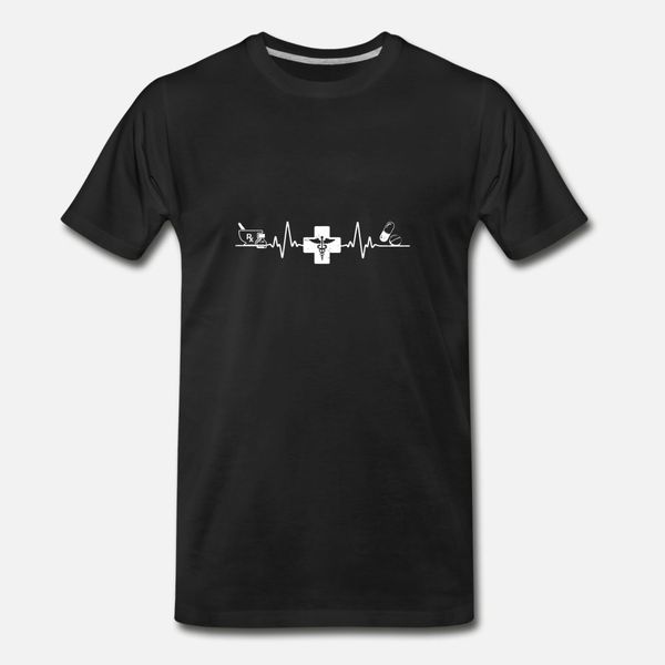 

doctor heartbeat pharmacist funny gift idea t shirt men character tee shirt s-3xl unique gift comical summer vintage shirt