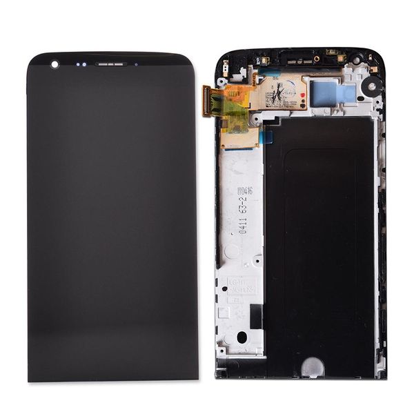 

cgjxs10pcs lcd for lg g5 h850 lcd screen display touch digitizer panel assembly with frame black ing