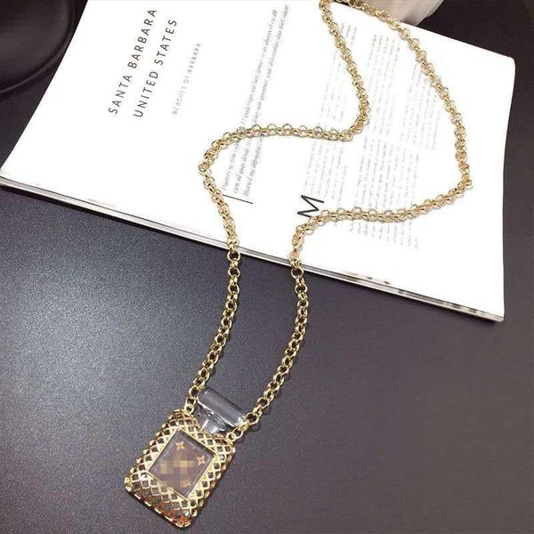 

2020 new personalized metal letter necklace fashion versatile women necklace, Silver
